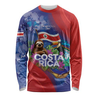 Costa Rica Independence Day Long Sleeve Shirt 204 Years Of Freedom - Wonder Print Shop