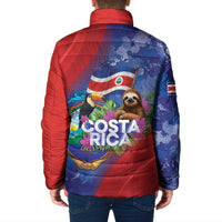 Costa Rica Independence Day Padded Jacket 204 Years Of Freedom - Wonder Print Shop