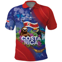 Costa Rica Independence Day Polo Shirt 204 Years Of Freedom - Wonder Print Shop