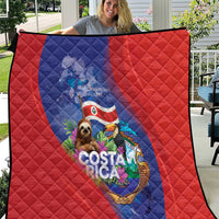 Costa Rica Independence Day Quilt 204 Years Of Freedom - Wonder Print Shop
