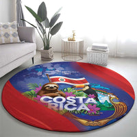 Costa Rica Independence Day Round Carpet 204 Years Of Freedom - Wonder Print Shop