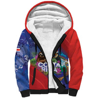 Costa Rica Independence Day Sherpa Hoodie 204 Years Of Freedom - Wonder Print Shop