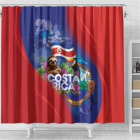 Costa Rica Independence Day Shower Curtain 204 Years Of Freedom - Wonder Print Shop
