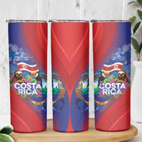Costa Rica Independence Day Skinny Tumbler 204 Years Of Freedom - Wonder Print Shop