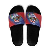 Costa Rica Independence Day Slide Sandals 204 Years Of Freedom - Wonder Print Shop