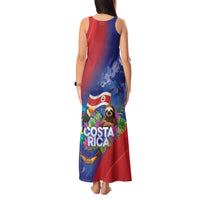 Costa Rica Independence Day Tank Maxi Dress 204 Years Of Freedom - Wonder Print Shop