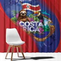 Costa Rica Independence Day Window Curtain 204 Years Of Freedom - Wonder Print Shop