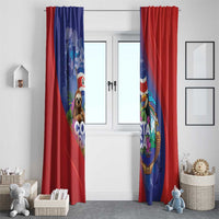 Costa Rica Independence Day Window Curtain 204 Years Of Freedom - Wonder Print Shop