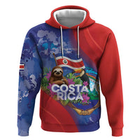 Costa Rica Independence Day Zip Hoodie 204 Years Of Freedom - Wonder Print Shop