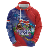 Costa Rica Independence Day Zip Hoodie 204 Years Of Freedom - Wonder Print Shop