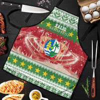 Suriname Christmas Apron Coat Of Arms Zalig Kersfeest - Wonder Print Shop