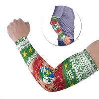 Suriname Christmas Arm Sleeves Coat Of Arms Zalig Kersfeest - Wonder Print Shop