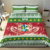 Suriname Christmas Bedding Set Coat Of Arms Zalig Kersfeest - Wonder Print Shop
