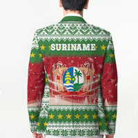 Suriname Christmas Blazer Coat Of Arms Zalig Kersfeest - Wonder Print Shop