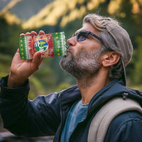 Suriname Christmas 4 in 1 Can Cooler Tumbler Coat Of Arms Zalig Kersfeest - Wonder Print Shop