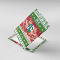 Suriname Christmas Canvas Wall Art Coat Of Arms Zalig Kersfeest - Wonder Print Shop