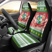 Suriname Christmas Car Seat Cover Coat Of Arms Zalig Kersfeest - Wonder Print Shop