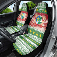 Suriname Christmas Car Seat Cover Coat Of Arms Zalig Kersfeest - Wonder Print Shop