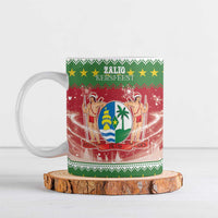 Suriname Christmas Ceramic Mug Coat Of Arms Zalig Kersfeest - Wonder Print Shop