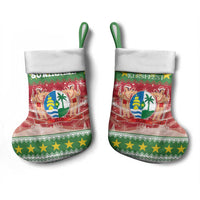Suriname Christmas Stocking Coat Of Arms Zalig Kersfeest - Wonder Print Shop