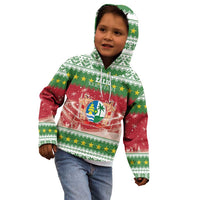 Suriname Christmas Kid Hoodie Coat Of Arms Zalig Kersfeest - Wonder Print Shop