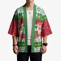 Suriname Christmas Kimono Coat Of Arms Zalig Kersfeest - Wonder Print Shop