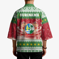 Suriname Christmas Kimono Coat Of Arms Zalig Kersfeest - Wonder Print Shop
