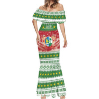 Suriname Christmas Mermaid Dress Coat Of Arms Zalig Kersfeest - Wonder Print Shop