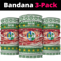 Suriname Christmas Neck Gaiter Coat Of Arms Zalig Kersfeest - Wonder Print Shop