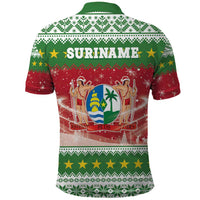 Suriname Christmas Polo Shirt Coat Of Arms Zalig Kersfeest - Wonder Print Shop