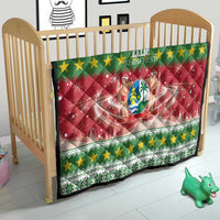 Suriname Christmas Quilt Coat Of Arms Zalig Kersfeest - Wonder Print Shop