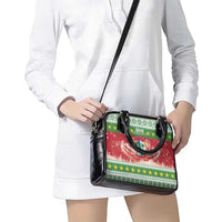 Suriname Christmas Shoulder Handbag Coat Of Arms Zalig Kersfeest - Wonder Print Shop