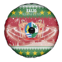Suriname Christmas Spare Tire Cover Coat Of Arms Zalig Kersfeest - Wonder Print Shop