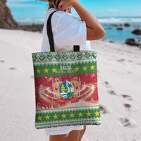 Suriname Christmas Tote Bag Coat Of Arms Zalig Kersfeest - Wonder Print Shop