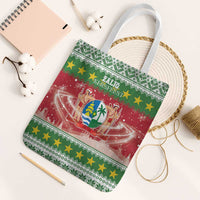 Suriname Christmas Tote Bag Coat Of Arms Zalig Kersfeest - Wonder Print Shop