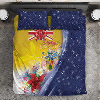 Turks And Caicos Islands Christmas Bedding Set Coquette Bow With Coat Of Arms - Wonder Print Shop