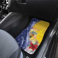 Turks And Caicos Islands Christmas Car Mats Coquette Bow With Coat Of Arms - Wonder Print Shop
