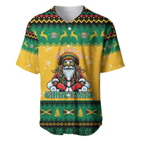 Jamaica Christmas Baseball Jersey Have Ah Irie Irie Christmas - Wonder Print Shop