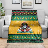 Jamaica Christmas Blanket Have Ah Irie Irie Christmas - Wonder Print Shop
