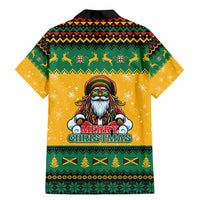 Jamaica Christmas Family Matching Mermaid Dress and Hawaiian Shirt Have Ah Irie Irie Christmas - Wonder Print Shop
