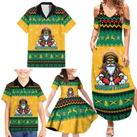 Jamaica Christmas Family Matching Summer Maxi Dress and Hawaiian Shirt Have Ah Irie Irie Christmas - Wonder Print Shop
