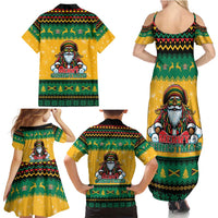 Jamaica Christmas Family Matching Summer Maxi Dress and Hawaiian Shirt Have Ah Irie Irie Christmas - Wonder Print Shop