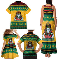 Jamaica Christmas Family Matching Tank Maxi Dress and Hawaiian Shirt Have Ah Irie Irie Christmas - Wonder Print Shop
