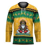 Jamaica Christmas Hockey Jersey Have Ah Irie Irie Christmas - Wonder Print Shop