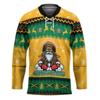 Jamaica Christmas Hockey Jersey Have Ah Irie Irie Christmas - Wonder Print Shop