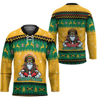Jamaica Christmas Hockey Jersey Have Ah Irie Irie Christmas - Wonder Print Shop