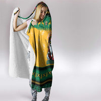 Jamaica Christmas Hooded Blanket Have Ah Irie Irie Christmas - Wonder Print Shop