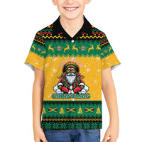 Jamaica Christmas Kid Hawaiian Shirt Have Ah Irie Irie Christmas - Wonder Print Shop