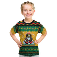 Jamaica Christmas Kid T Shirt Have Ah Irie Irie Christmas - Wonder Print Shop