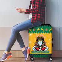 Jamaica Christmas Luggage Cover Have Ah Irie Irie Christmas - Wonder Print Shop